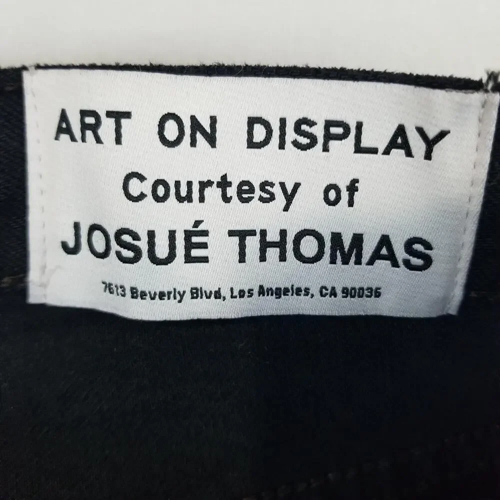 Gallery Dept LA Flare Jeans Mens 35x36 Black NWT Made in USA Raw Hem Art to Wear
